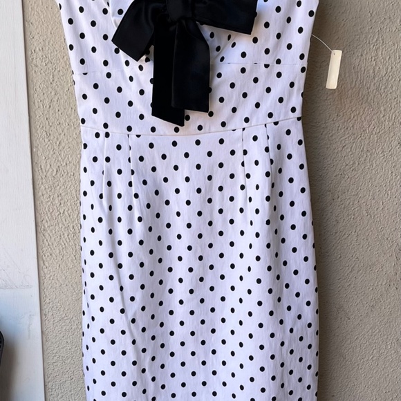 NWT Stop Staring! dress b/w polkadots - Picture 2 of 6
